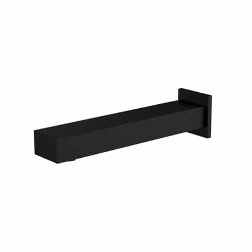 Azzurra: 03 Series - Bath Spout Matt Black