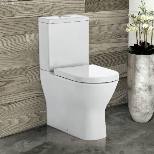 Fienza: DELTA Rimless Back-to-Wall Suite; Extra Height Pan 450mm (Display in Showroom)