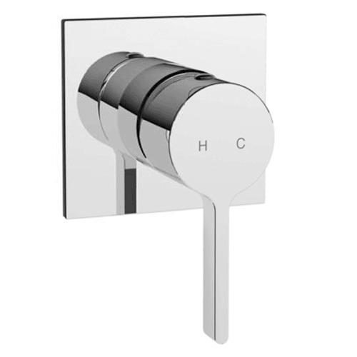 Paco Jaanson: Toledo Range - Wall Mixer in Chrome or Matt Black