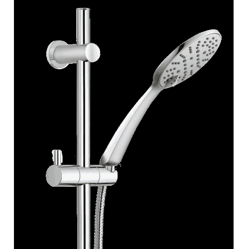 ISA Real Showers - Kelly Shower on Brass Retro Fit Rail